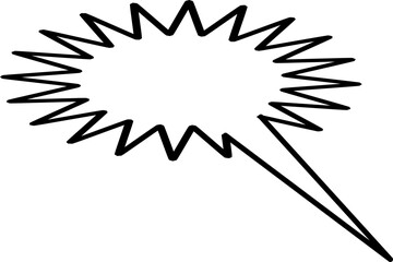 Text and Speech Bubble