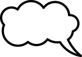 Text and Speech Bubble