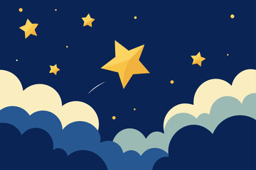 Fototapeta premium moon and clouds