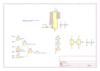 KiCad Schaltplan BIOS-Dekoder Logik