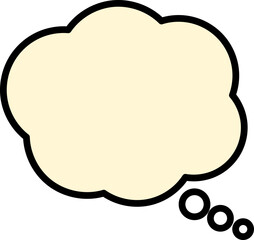 Text and Speech Bubble