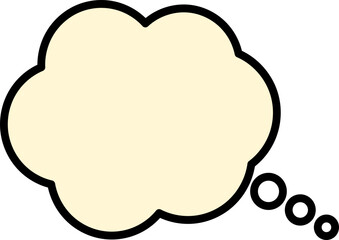 Text and Speech Bubble