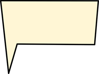 Text and Speech Bubble