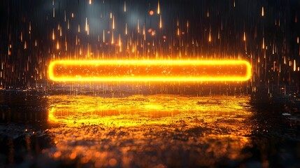 Neon progress bar with dynamic loading animation