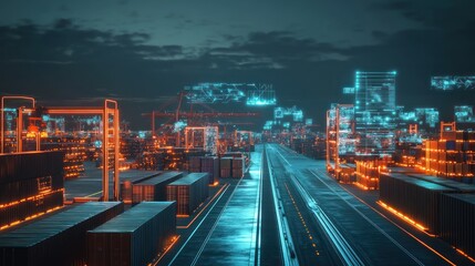 Futuristic Smart Port: Digital Logistics and Global Trade