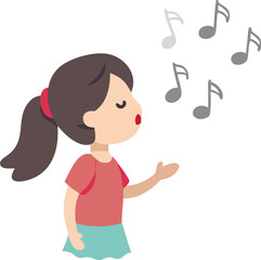 Music Icon Set – Black and White Vector Symbols for Audio, Sound, and Instruments
Girls Music Icon Set – Singing, Playing Instruments, DJ and Music Notes.
