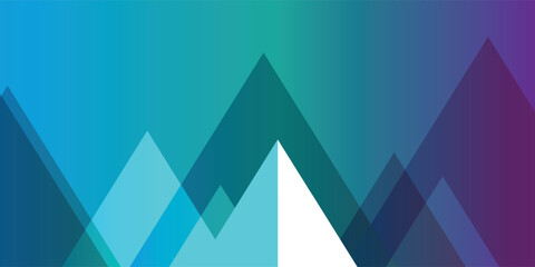 Modern Abstract Background with Overlapping Triangular Shapes in Blue, Teal, and Purple Gradient, Creating a Bold and Minimalist Look for Technology, Business, and Creative Projects.