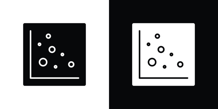 Heat Map icon Flat Vector illustration. Simple black symbols