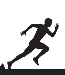 Running Man Silhouette