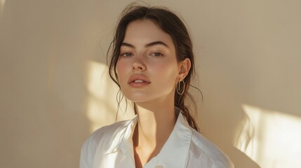 Portrait of a beautiful woman