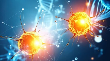 Cellular illustration for education - Powered by Adobe