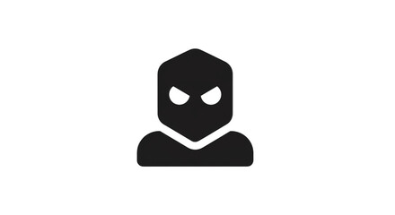 Anonymous Masked Person Silhouette Icon