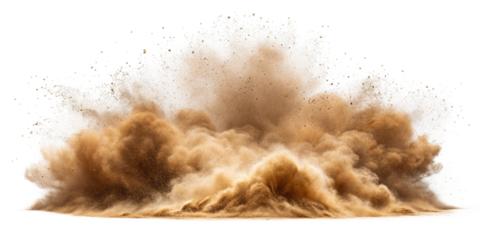 Brown Sand Dust Cloud Particles Isolated on Transparent Background – PNG Overlay for Compositing
Soil, Smoke, and Sandstorm Explosion Cloud – Dust Particle Effect for Overlay and Design Use