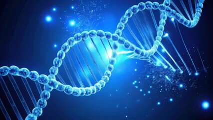 Dna strand illustration graphic - Powered by Adobe