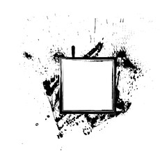  Frame Ink Grunge Rectangle Border SVG 18