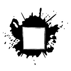  Frame Ink Grunge Rectangle Border SVG 16