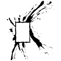  Frame Ink Grunge Rectangle Border SVG 13