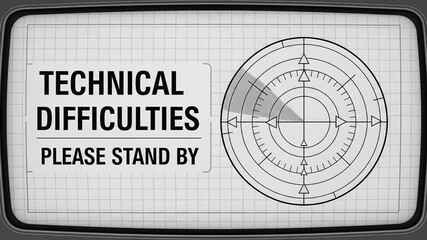 Vintage radar technical difficulties