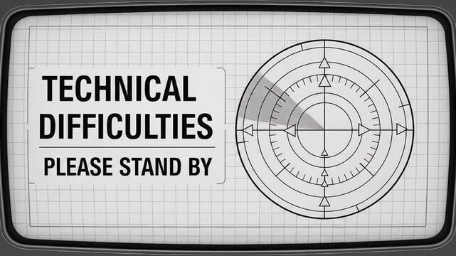 Vintage radar technical difficulties
