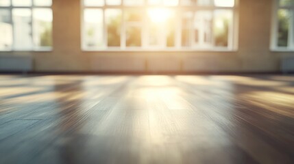 Sunlit Wooden Floor Interior Design