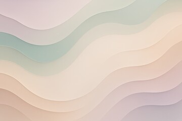 iSoft Pastel Abstract Gradient Background with Flowing Curves in 8K