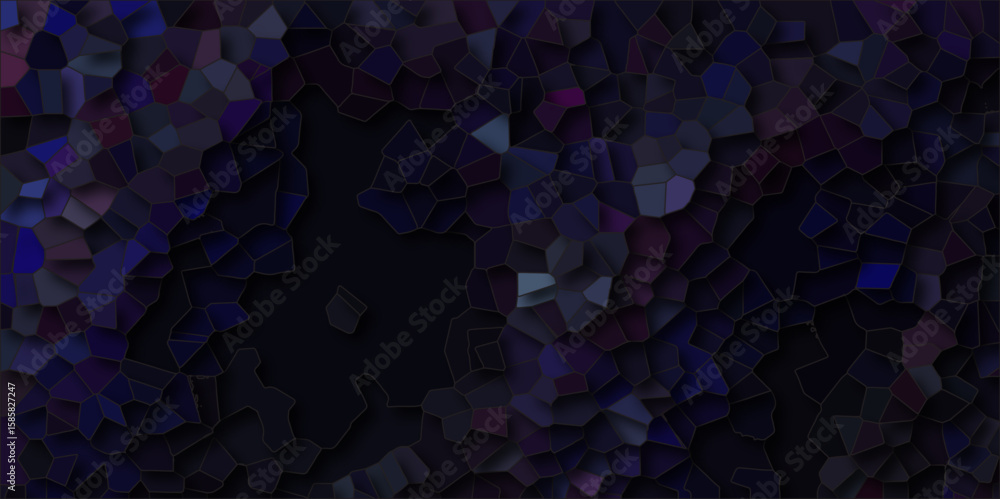 Poster abstract background of colorful liquid liner. abstract texture of liquid blue and black are light pa