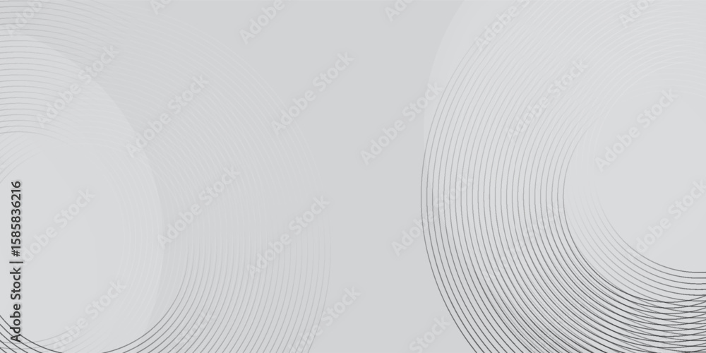 Poster white geometric abstract background overlap layer on bright space with lines effect decoration art