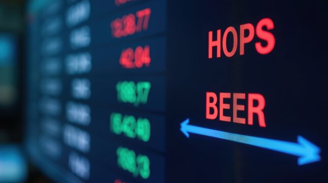 Beer market trends hops pricing analysis brewery insights economic impact digital display industry overview