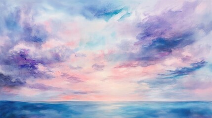 Obraz premium Pastel seascape painting