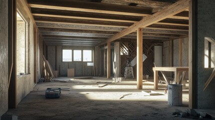 Under Construction: A Rustic Interior
