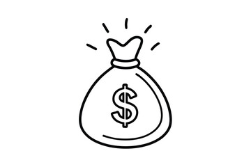Money Bag With Dollar Symbol