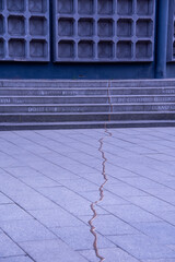 Memorial for victims of the 2016 Berlin Christmas market terrorist attack at Breitscheidplatz, near Kaiser Wilhelm Memorial Church, Germany