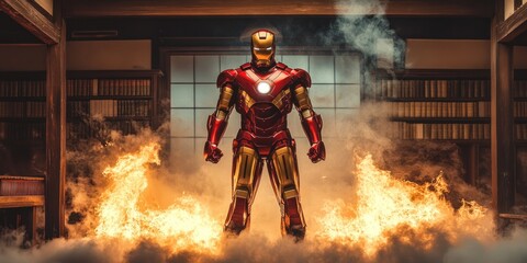 Iron Man: Fiery Debut in Ancient Library