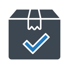 Package delivery done icon