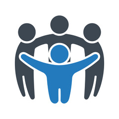 Teamwork, unity, support, partnership icon