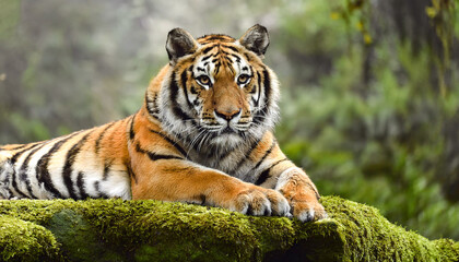 Obraz premium Tiger Roar of the Wild