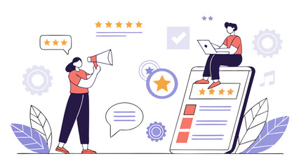 Two male engineers collaboratively work with gears and lightbulbs, representing creativity and innovation in problem-solving.