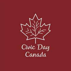 Civic Day Canada Logo design concept
