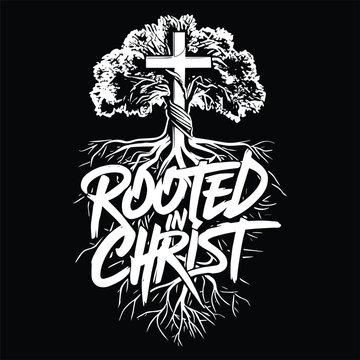Rooted in Christ Tree Cross