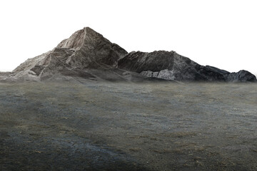 mountain landscape with snow/Arid and dusty geology scene with dark rocky cliffs and untouched natural landscape.