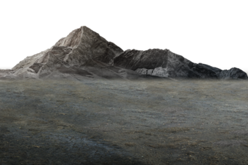 mountain landscape with snow/Arid and dusty geology scene with dark rocky cliffs and untouched natural landscape.