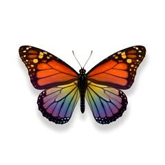 Fototapeta premium A colorful butterfly displaying its vibrant wings