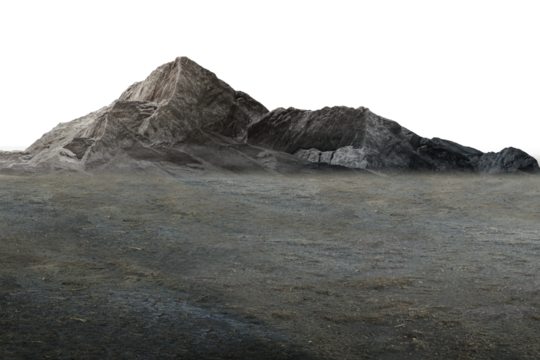 mountain landscape with snow/Arid and dusty geology scene with dark rocky cliffs and untouched natural landscape. - Powered by Adobe