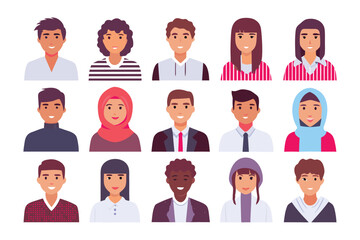 Diverse Portraits: A collection of diverse people portraits representing various cultures, showcasing individuality and unity. The image evokes themes of diversity, inclusion, and representation.