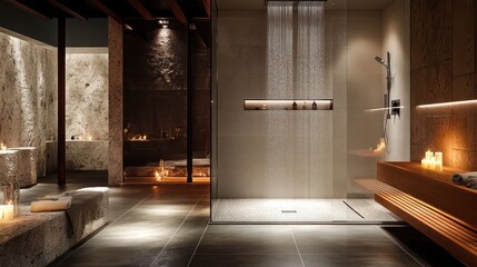 Modern bathroom interior design