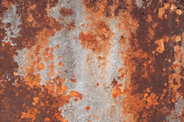 Rusted metal surface texture