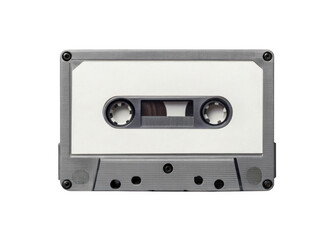 cassette tape isolated on a transparent background.	