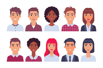 Diverse Faces: A collection of diverse faces, each representing different backgrounds and cultures, embodying the essence of inclusivity and unity, with individual expressions of uniqueness. 