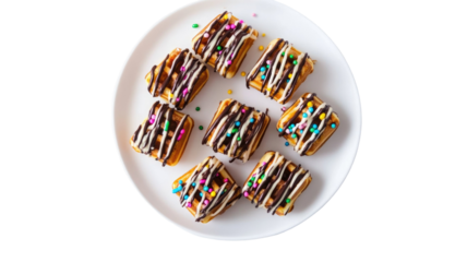 3D Sphere with Floating Numbers and Mathematical Symbols Isolated on White Background