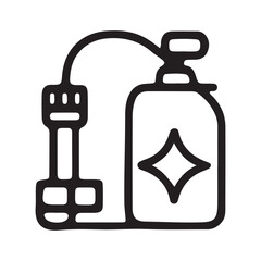 Obraz premium Smiling Farmer Outline Icon Agriculture, Harvest, and Rural Lifestyle Illustration